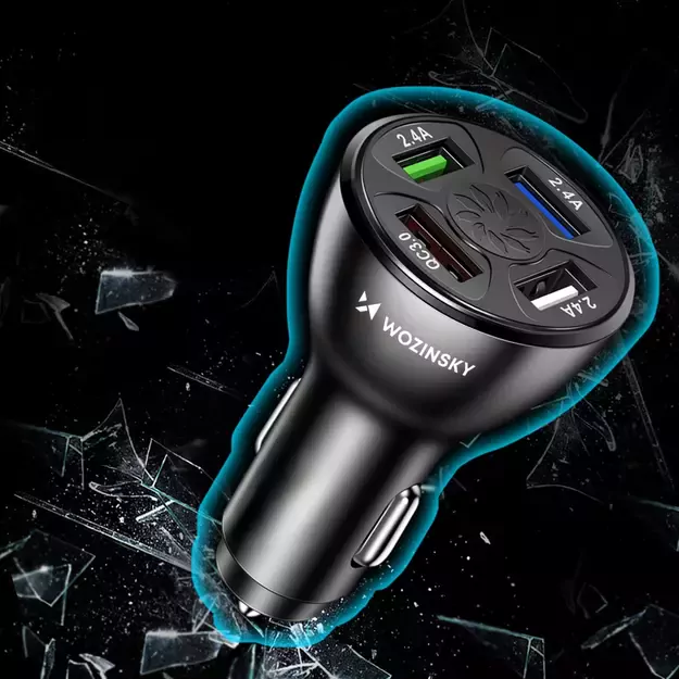 Wozinsky WCCAW 50W 4x USB-A QC car charger - white 13