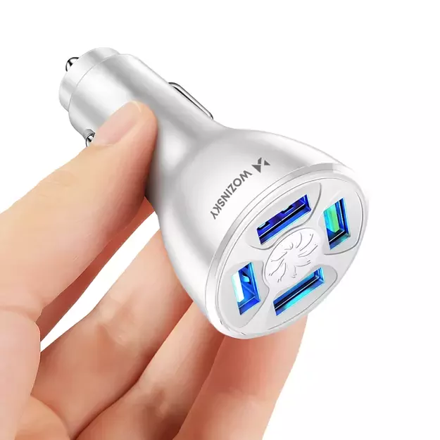 Wozinsky WCCAW 50W 4x USB-A QC car charger - white 10