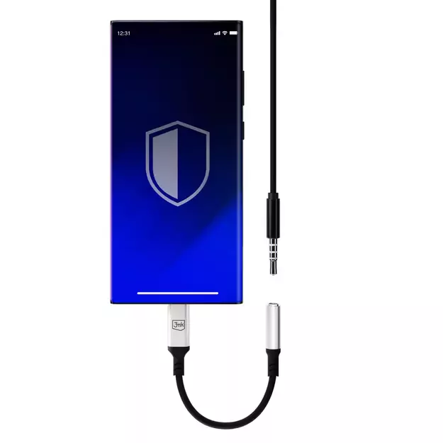 3mk USB-C adapter - 3.5 mm minijack - silver 5