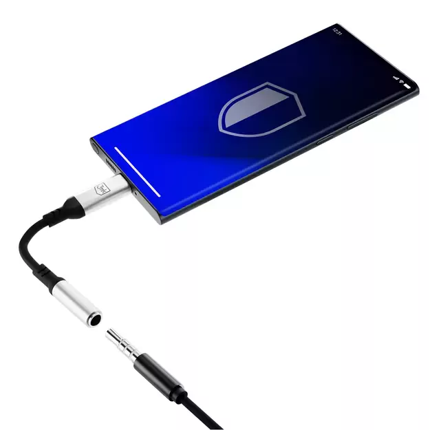 3mk USB-C adapter - 3.5 mm minijack - silver 7