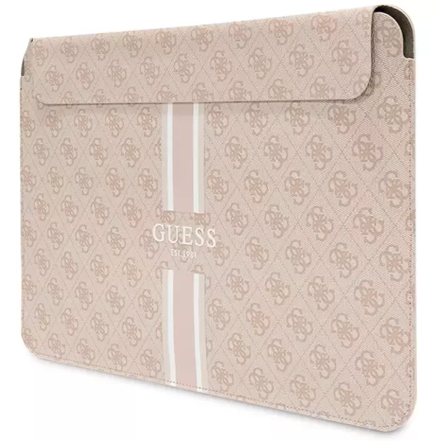 Guess 4G Printed Stripes cover for a 14&quot  laptop - pink 3