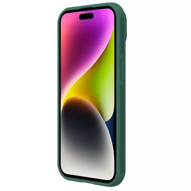 Nillkin CamShield Pro Magnetic Case for iPhone 15 Plus with Camera Protector - Green 8