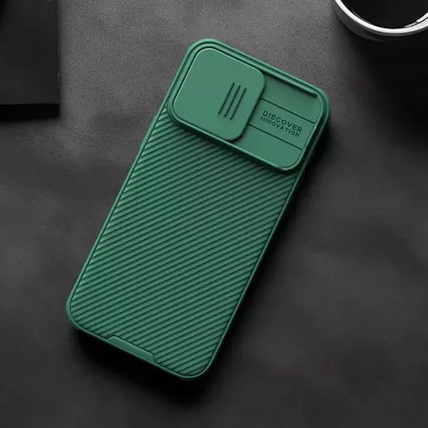 Nillkin CamShield Pro Magnetic Case for iPhone 15 Plus with Camera Protector - Green 28