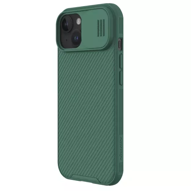 Nillkin CamShield Pro Magnetic Case for iPhone 15 Plus with Camera Protector - Green 6