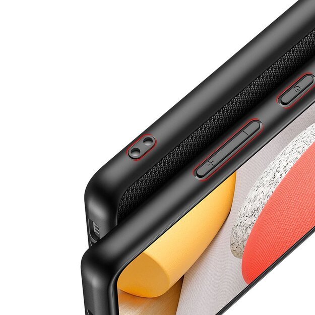 Dux Ducis Fino case covered with nylon material for Samsung Galaxy A42 5G black 9