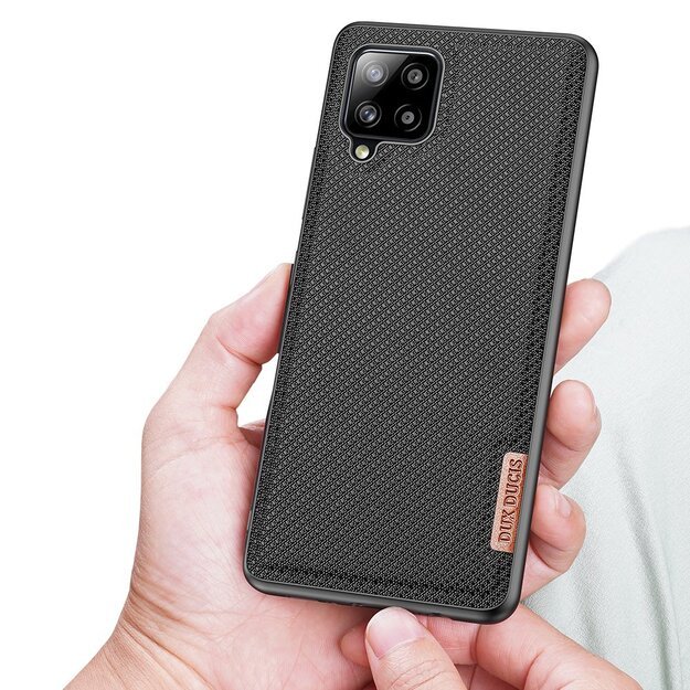 Dux Ducis Fino case covered with nylon material for Samsung Galaxy A42 5G black 8