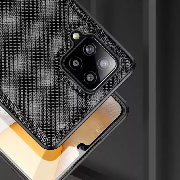 Dux Ducis Fino case covered with nylon material for Samsung Galaxy A42 5G black 2