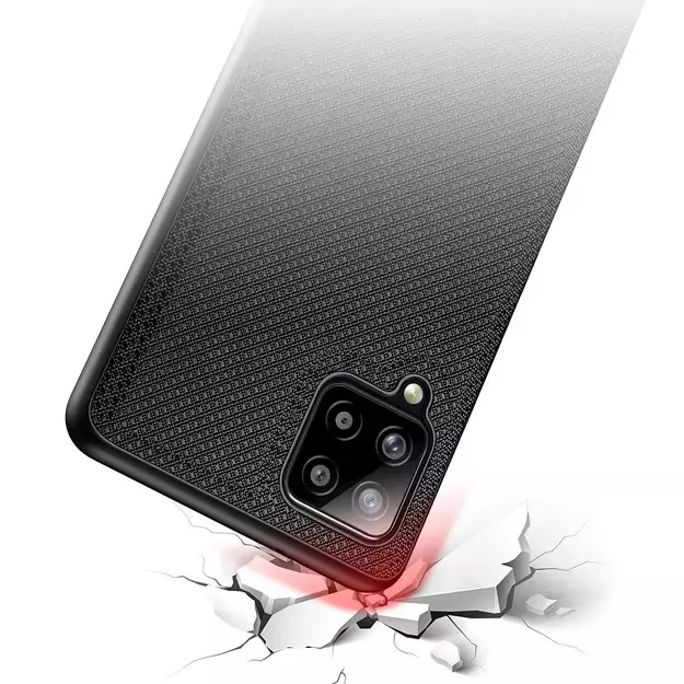 Dux Ducis Fino case covered with nylon material for Samsung Galaxy A42 5G black 7