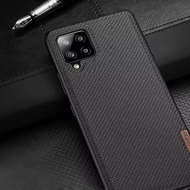 Dux Ducis Fino case covered with nylon material for Samsung Galaxy A42 5G black 14