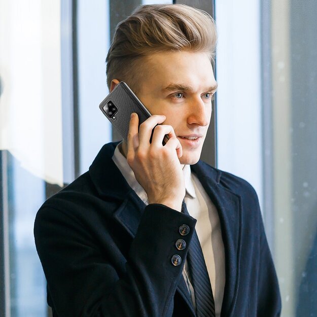 Dux Ducis Fino case covered with nylon material for Samsung Galaxy A42 5G black 11