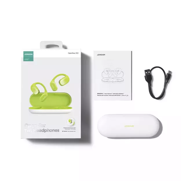 Joyroom Openfree JR-OE1 wireless on-ear headphones - green 3