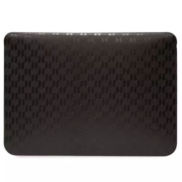 Karl Lagerfeld Saffiano Monogram Choupette case for a 16&quot  laptop - black 2
