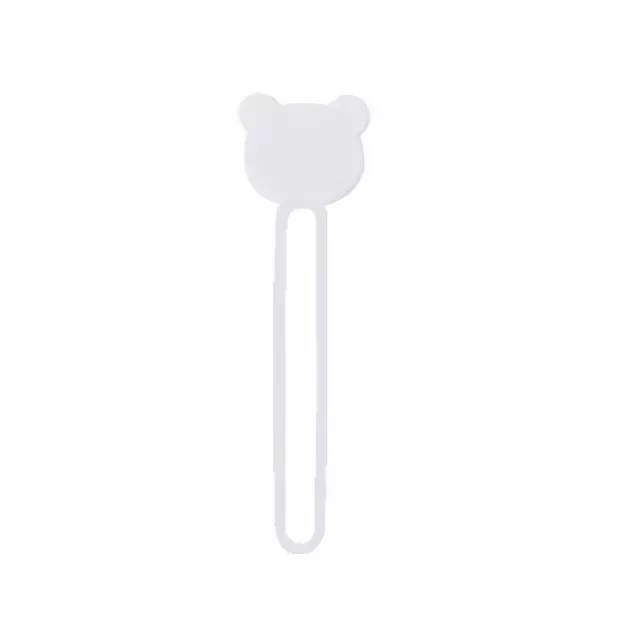 Silicone cable reel - white