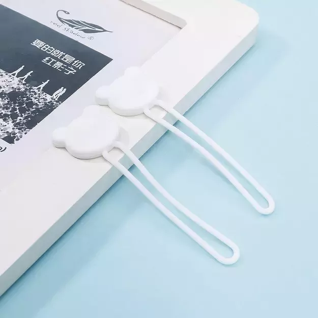 Silicone cable reel - white 17