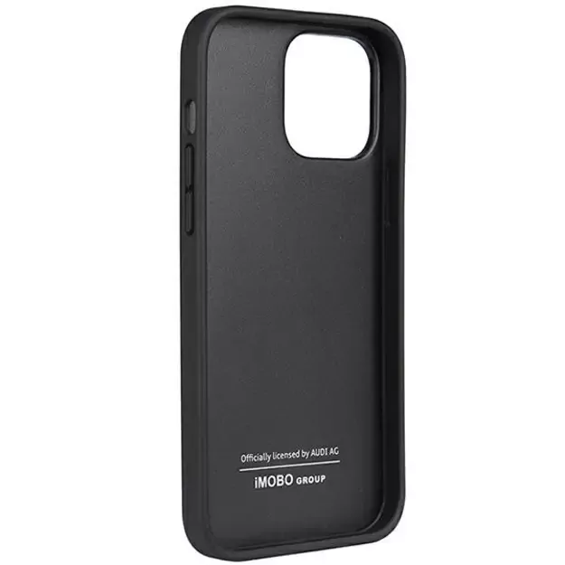Audi Genuine Leather iPhone 13 Pro Max 6.7&quot  black/black hardcase AU-TPUPPCIP13PM-Q8/D1-BK 3
