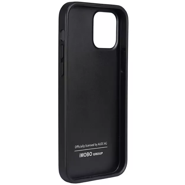 Audi Synthetic Leather iPhone 12/12 Pro 6.1&quot  black/black hardcase AU-TPUPCIP12P-TT/D1-BK 10