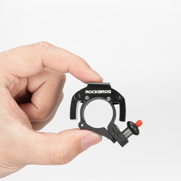 Rockbros bicycle bell 34210006001 shape C - black 3