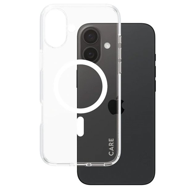CARE by PanzerGlass Flagship Case iPhone 16 Plus 6.7&quot  white/white MagSafe 1339 1