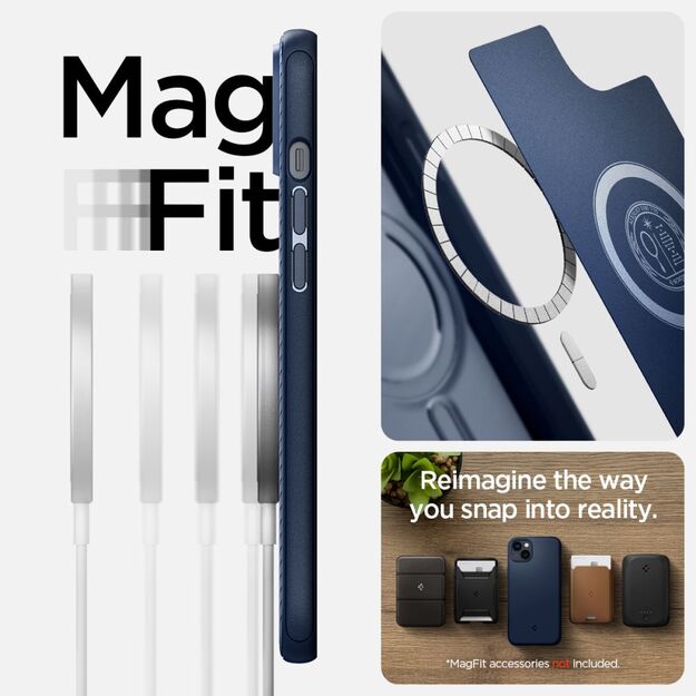 Spigen Mag Armor iPhone 14 Plus Case - Blue 10