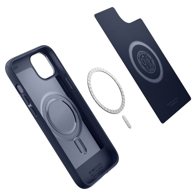 Spigen Mag Armor iPhone 14 Plus Case - Blue 4