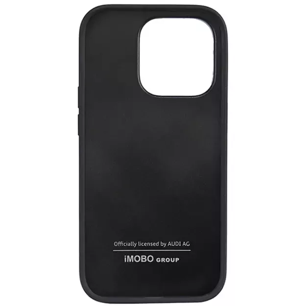 Audi Synthetic Leather iPhone 14 Pro 6.1&quot  black/black hardcase AU-TPUPPCIP14P-TT/D1-BK 9