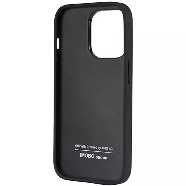 Audi Synthetic Leather iPhone 14 Pro 6.1&quot  black/black hardcase AU-TPUPPCIP14P-TT/D1-BK 11