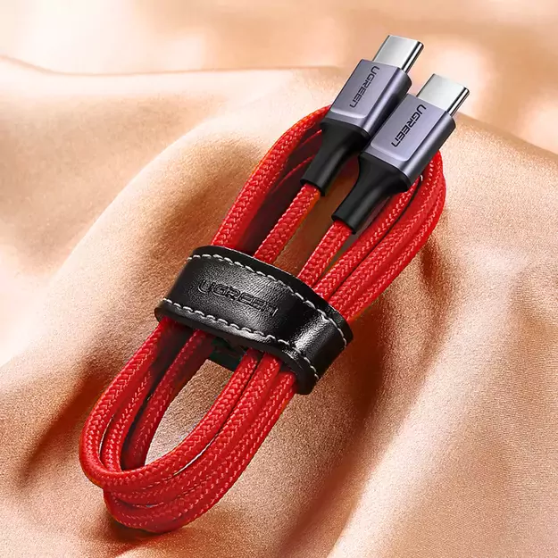 Ugreen US294 USB-C - USB-C 3A 480Mb/s cable 1m - red 11