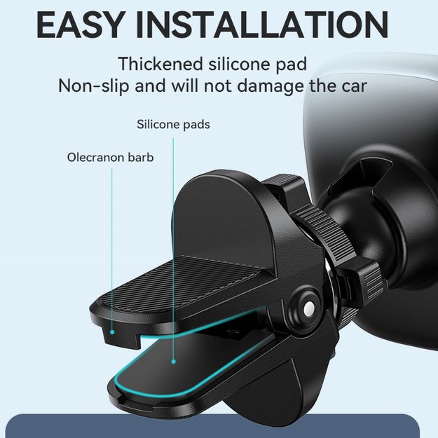 Wozinsky WUMTK magnetic phone holder for car air vent - black 6