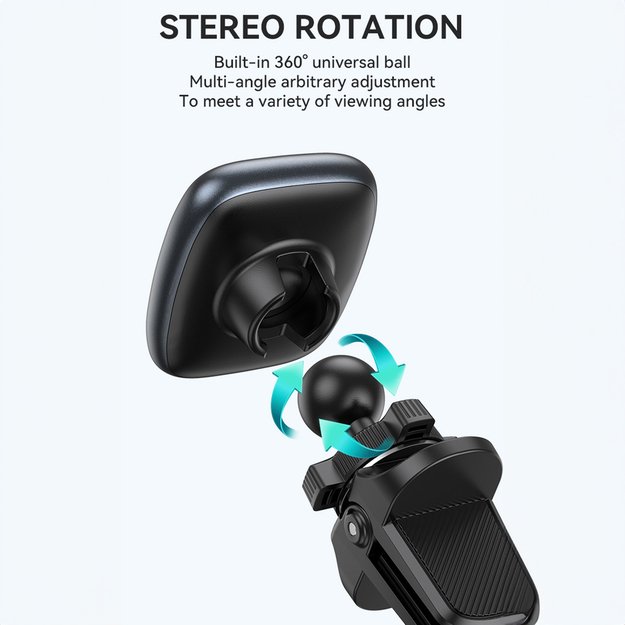Wozinsky WUMTK magnetic phone holder for car air vent - black 7