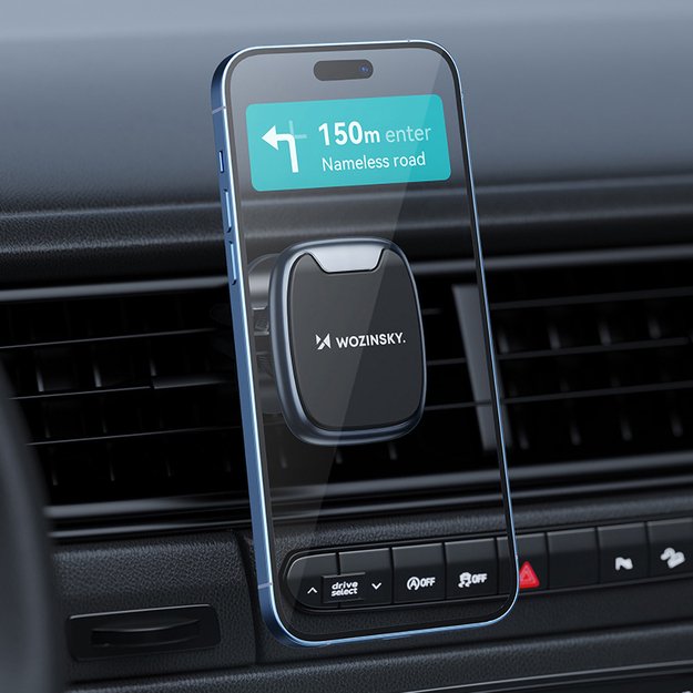Wozinsky WUMTK magnetic phone holder for car air vent - black 8