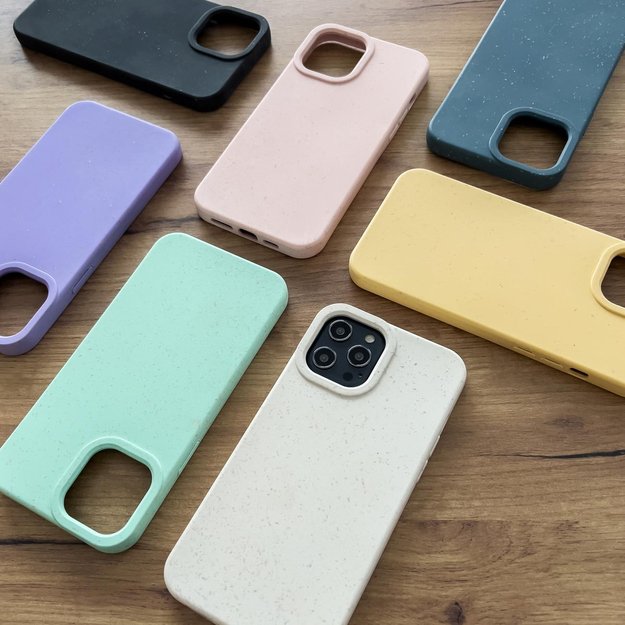Eco Case case for iPhone 14 Pro Max silicone degradable cover pink 6