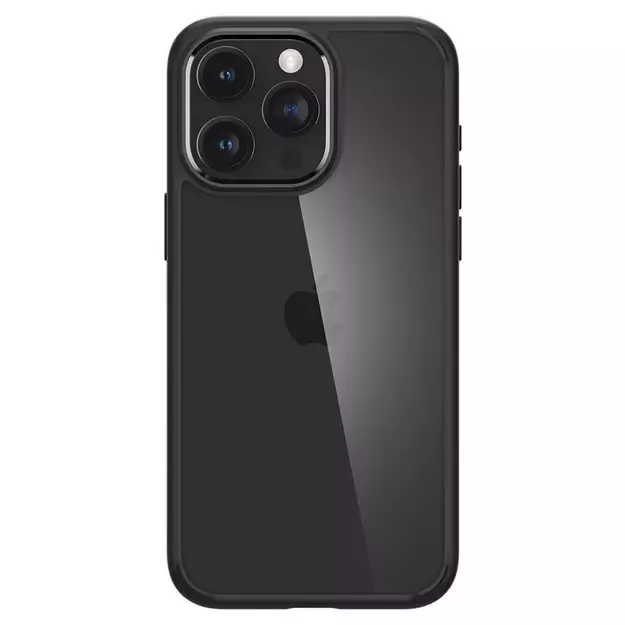 Spigen Crystal Hybrid iPhone 15 Pro Case - Black 12