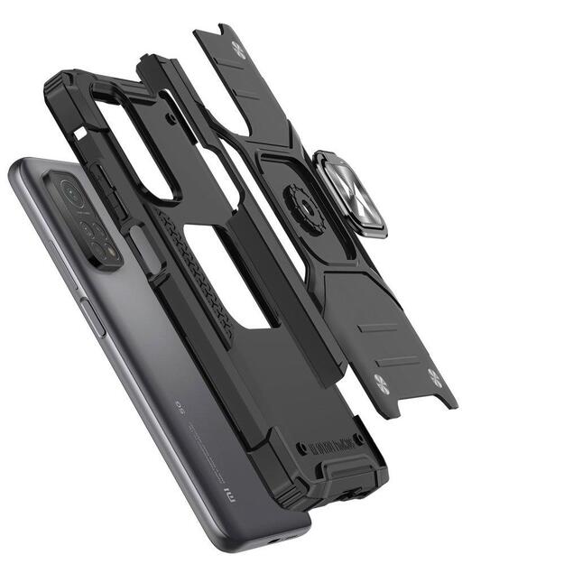Wozinsky Ring Armor tough hybrid case cover + magnetic holder for Samsung Galaxy A03s black 9