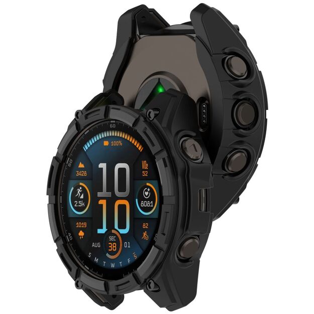 Tech-Protect Defense Air Case for Garmin Fenix 8 47mm - Black 1