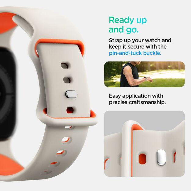Spigen Nano Pop Strap for Apple Watch 40/41/42 mm - Beige 9