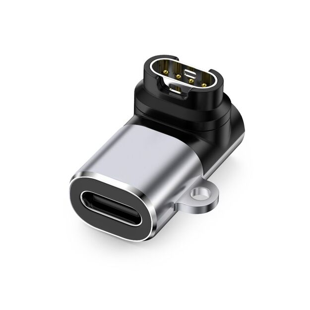 Tech-Protect Ultraboost USB-C Angle Adapter for Garmin Watch - Gray 3
