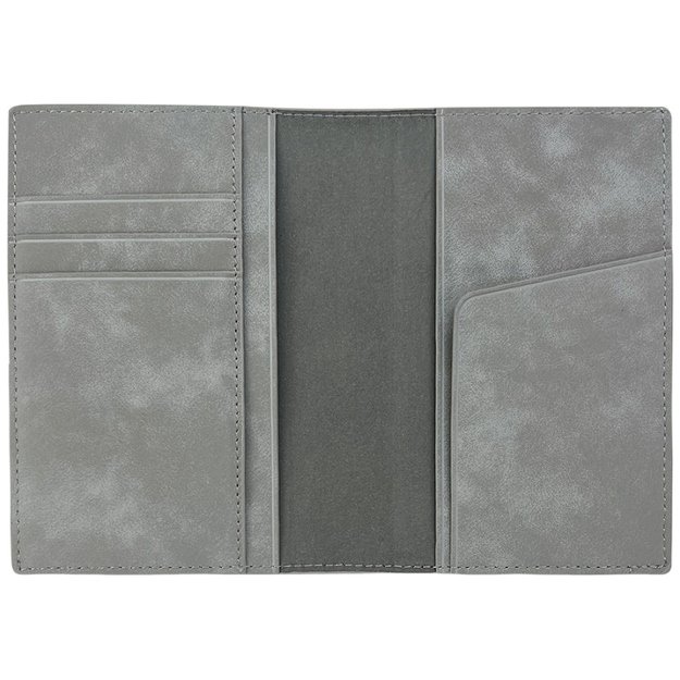 Nimmy Raptor Lion Passport/Wallet Case - Gray 3