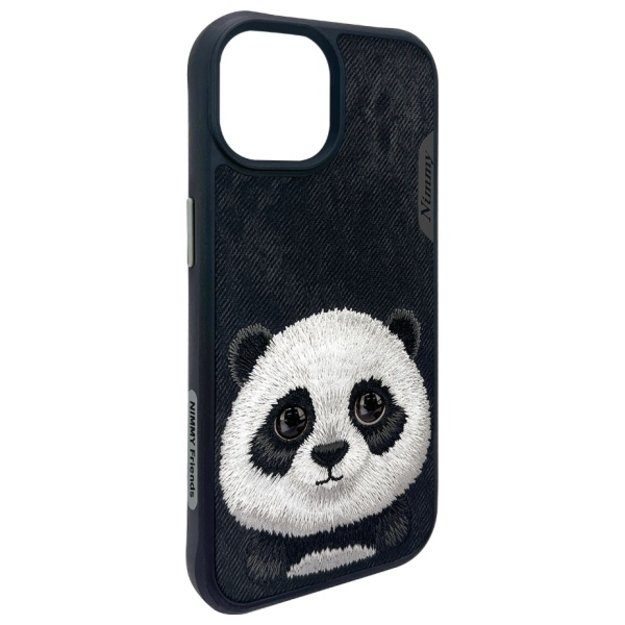 Nimmy Big Eyed Pet 2.0 Panda case for iPhone 15 - black 9