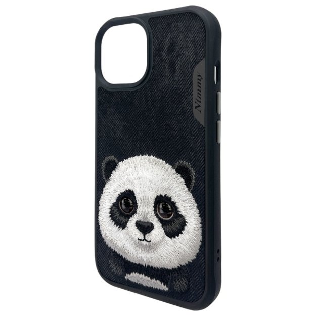 Nimmy Big Eyed Pet 2.0 Panda case for iPhone 15 - black 10
