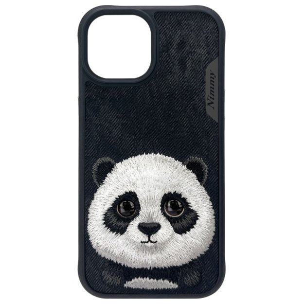 Nimmy Big Eyed Pet 2.0 Panda case for iPhone 15 - black 7