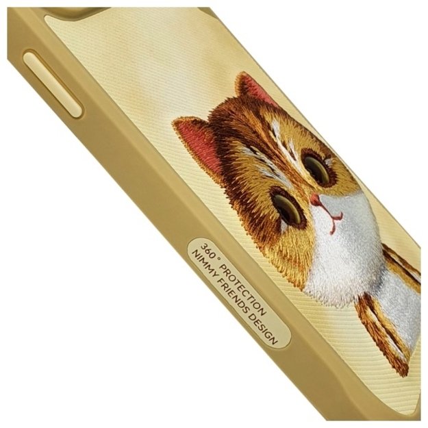 Nimmy Big Eyed Pet 2.0 Cat Case for iPhone 15 Pro - Green 4