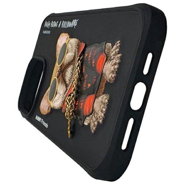 Nimmy Glasses Cool Case for iPhone 15 Pro Max - Black 5