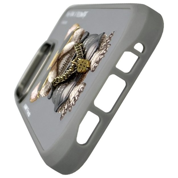 Nimmy Glasses Cool Dog Case for iPhone 16 Pro Max - Gray 5