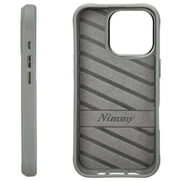 Nimmy Glasses Cool Dog Case for iPhone 16 Pro Max - Gray 1