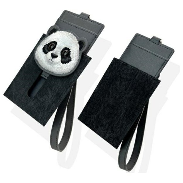 Nimmy Big Eyed Pet 2.0 Cat Wallet Card Holder - Black 2