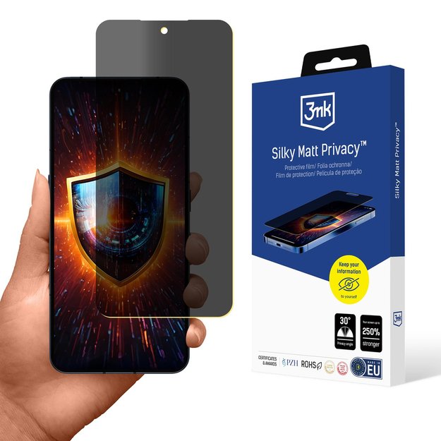 3mk Silky Matt Privacy Privacy Screen Protector for Nothing Phone (3)