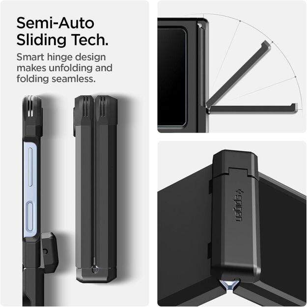 Spigen Tough Armor Pro Mag MagSafe Case for Samsung Galaxy Z Flip 6 / 7 FE - Black 1