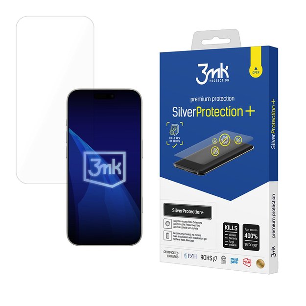 3mk SilverProtection+ protective film for iPhone 17