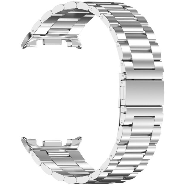Tech-Protect Stainless Steel Strap for Samsung Galaxy Watch 40/44/46 mm - Silver 2