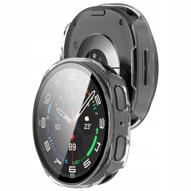 Tech-Protect Defense Case for Samsung Galaxy Watch 8 40mm - Transparent 1
